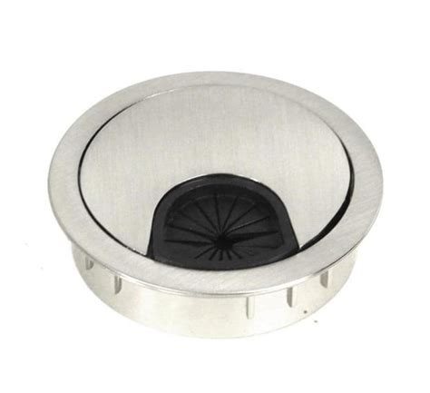 stainless steel grommet table box|cable grommets for desk.